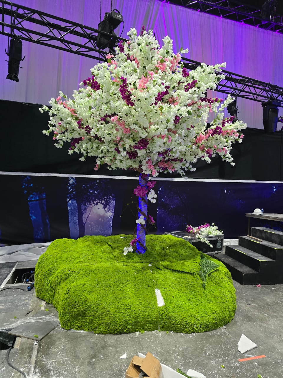 Artificial blossom event tree
